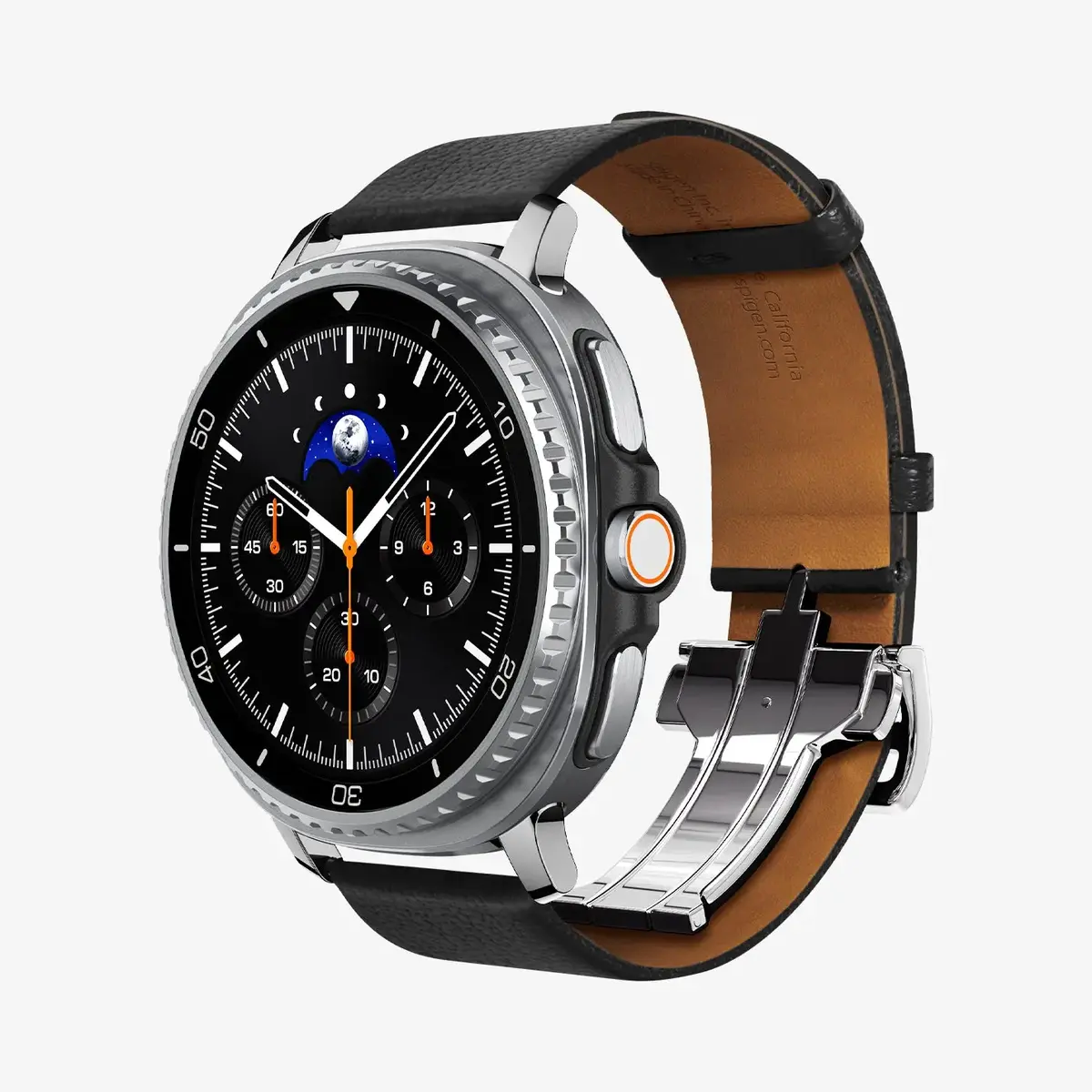 Spigen Enzo Watch 8 Siksna Melna Photo 2