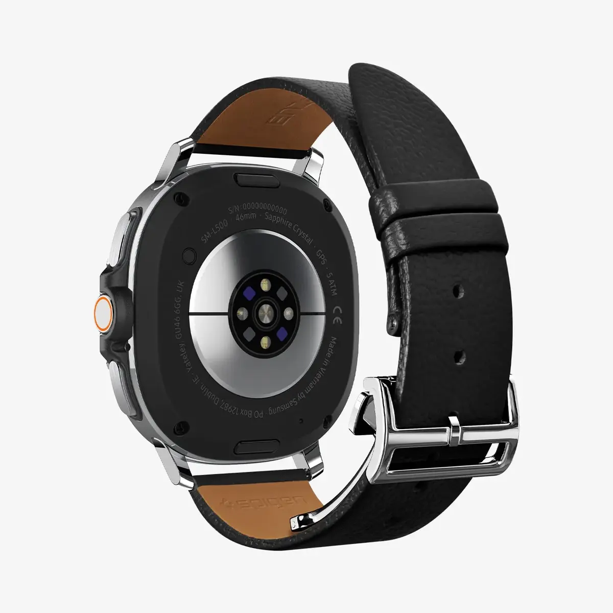 Spigen Enzo Watch 8 Siksna Melna Photo 3