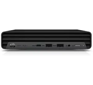 HP Pro Mini 400 G9 Mini PC with Intel Core i5-12500T, 8 GB DDR4 RAM, 256 GB SSD, Wi-Fi, and Windows 11 Pro in Black