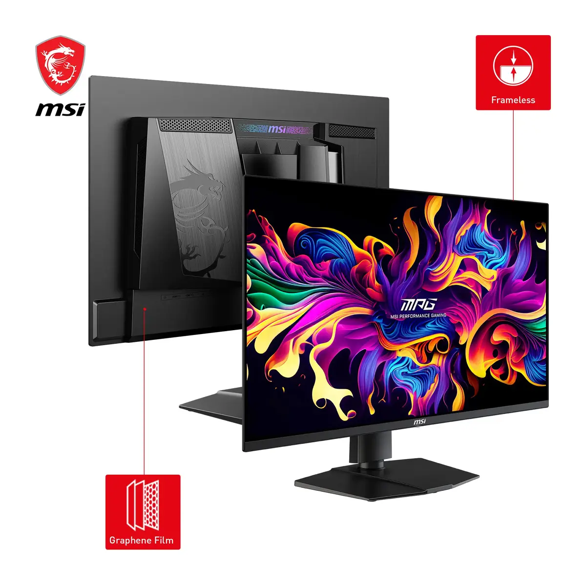 MSI MPG 271QRXDE QD-OLED 26,5" монитор Photo 3