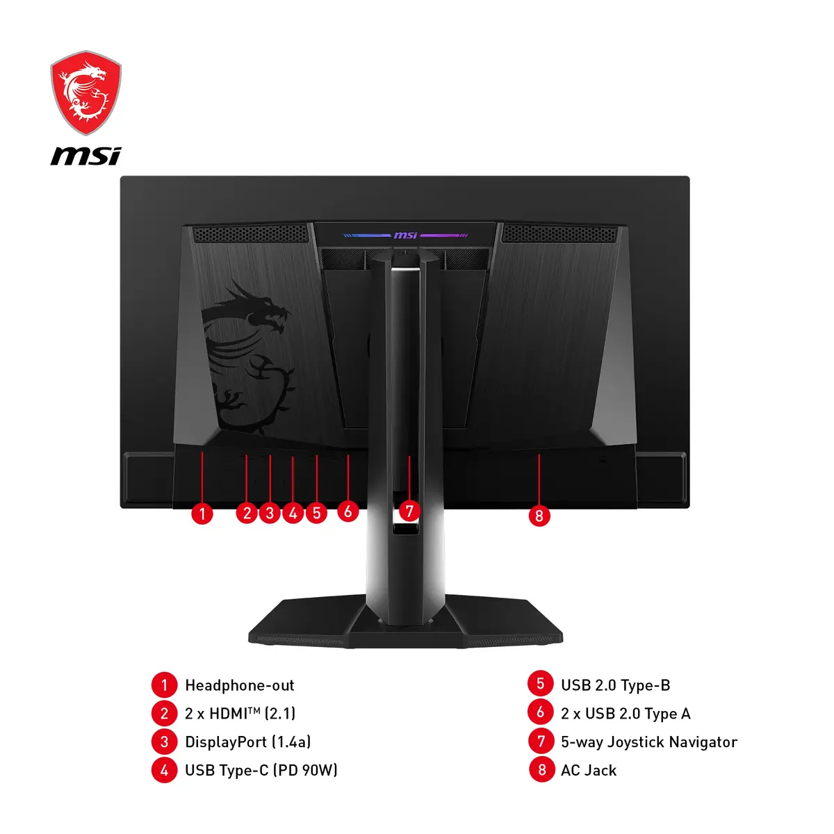MSI MPG 271QRXDE QD-OLED 26,5" монитор Photo 6