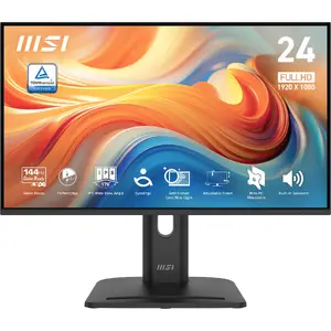 Компьютерный монитор MSI Pro MP245PG E14 23.8 Дюйма Full HD LCD 1920 x 1080 144Hz Черный Встроенные динамики VESA