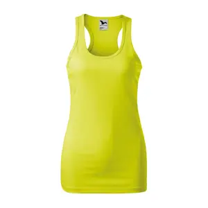 T-krekls MALFINI sieviešu Racer neona dzeltena 130 g/m², viegls elpojošs tops