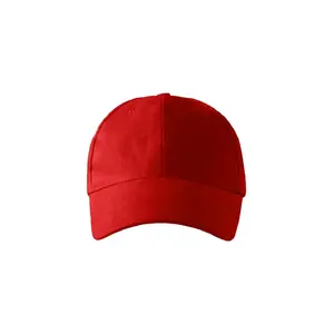 Детская кепка MALFINI 6P Kids красная, плотность ткани 340 г/м²