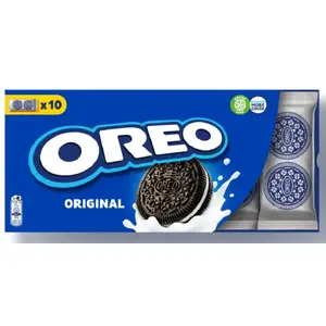 OREO sandwich cookies with vanilla filling 220 g pack