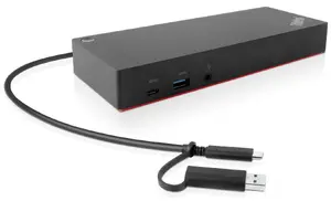 Док-станция Lenovo 40AF0135EU проводная черная 4K Ultra HD