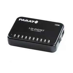 Зарядное устройство Parat Paraproject MC10 AC Indoor 10 USB портов 5V Черное