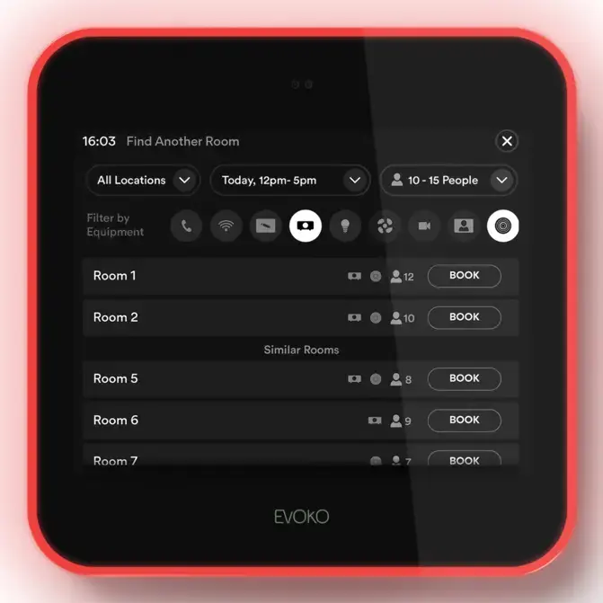 Biamp Evoko Liso Room Manager Touch Panel Photo 5