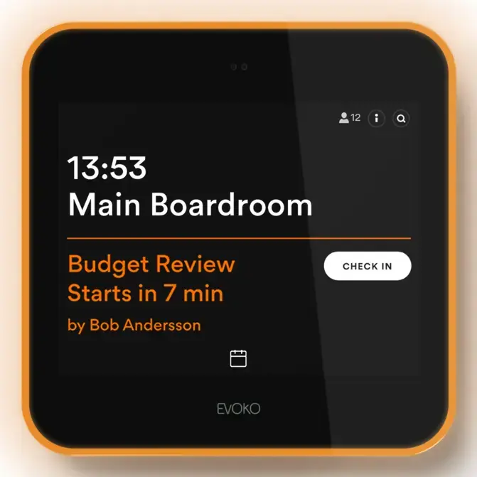 Biamp Evoko Liso Room Manager Touch Panel Photo 7