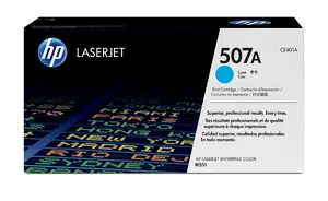 HP 507A Cyan Original LaserJet Toner Cartridge CE401A for HP LaserJet Pro M570 with 6000 pages yield