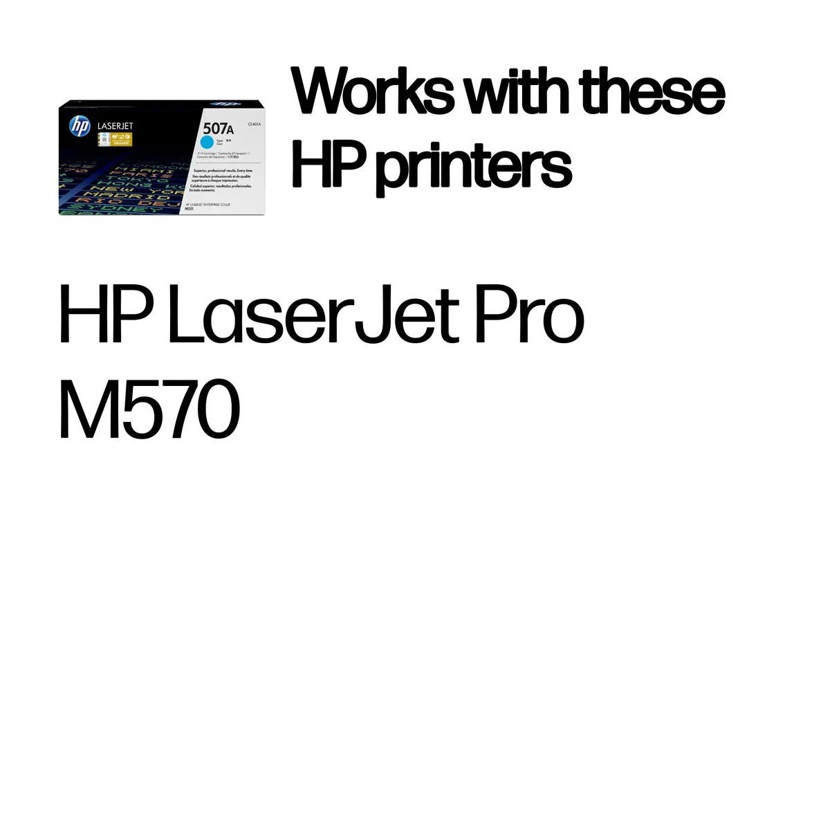 HP 507A Cyan Original LaserJet Toner Cartridge CE401A Photo 2