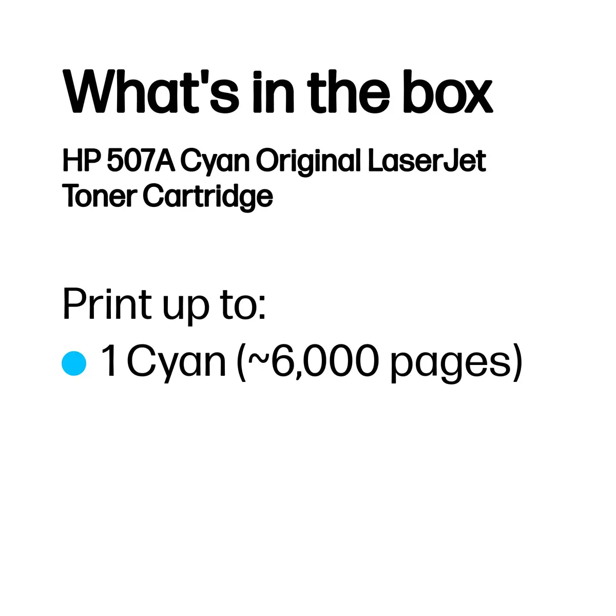 HP 507A Cyan Original LaserJet Toner Cartridge CE401A Photo 3