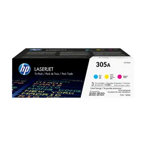 Тонер HP 305A 3-pack 2600 страниц Голубой Пурпурный Жёлтый