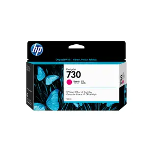 Картридж с чернилами HP 730 130-ml Magenta для DesignJet, HP DesignJet T1700, струйная печать, пурпурный