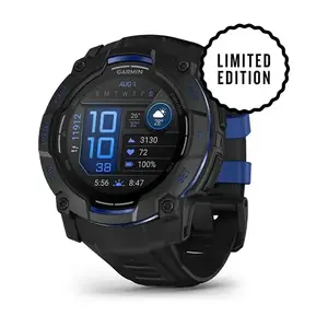 Смарт‑часы GARMIN Instinct 3 45 мм, 1.3" AMOLED, 416×416, GPS, корпус алюминий/GFRP, силиконовый ремешок