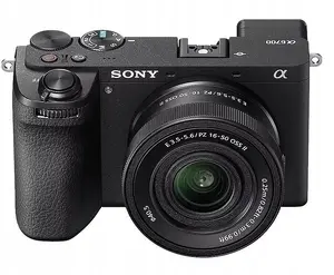 Sony α Alpha 6700 MILC Camera with E PZ 16-50mm F3.5-5.6 OSS II Lens 24.2 MP CMOS 4K Ultra HD Black