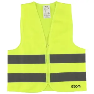 Atstarojošs drošības veste ATOM M bērniem 6–9 gadi, modelis 6187563, paaugstināta redzamība