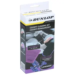 Car cleaning kit DUNLOP 2494890 — multi-piece set for vehicle interior and exterior care