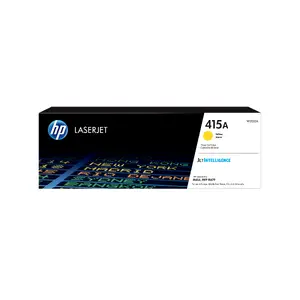 HP 415A Жёлтый Оригинальный Картридж Лазерного Принтера 2100 страниц Жёлтый