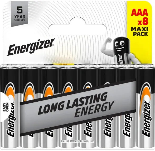Alkalīnās AAA baterijas Energizer Everyday DHP8