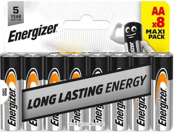 Alkālīna baterija AA Energizer Everyday DHP8