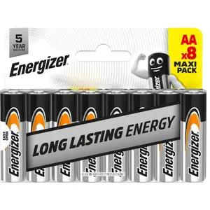 Alkālīna baterija AA Energizer Everyday DHP8 1,5V – komplekts 8 gab.