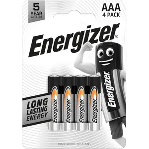 Baterija AAA Energizer Everyday CP4 — sārmaina, ilgmūžīga, iepakojums 4 gab.