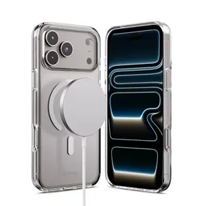 Case MagSafe Crong iPhone 17 Pro Max transparent CRGCLRMIP1769PTRS