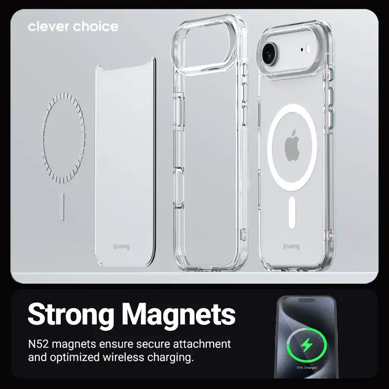 Crong Clear MAG Cover Case for iPhone 17 Pro Photo 2