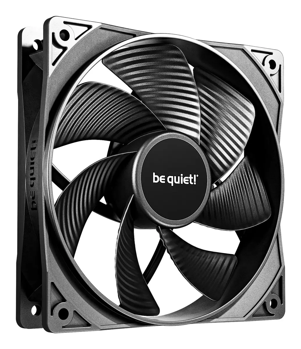 be quiet! Pure Wings 3 120 mm PWM Reverse Triple Pack Black BL137 Photo 3