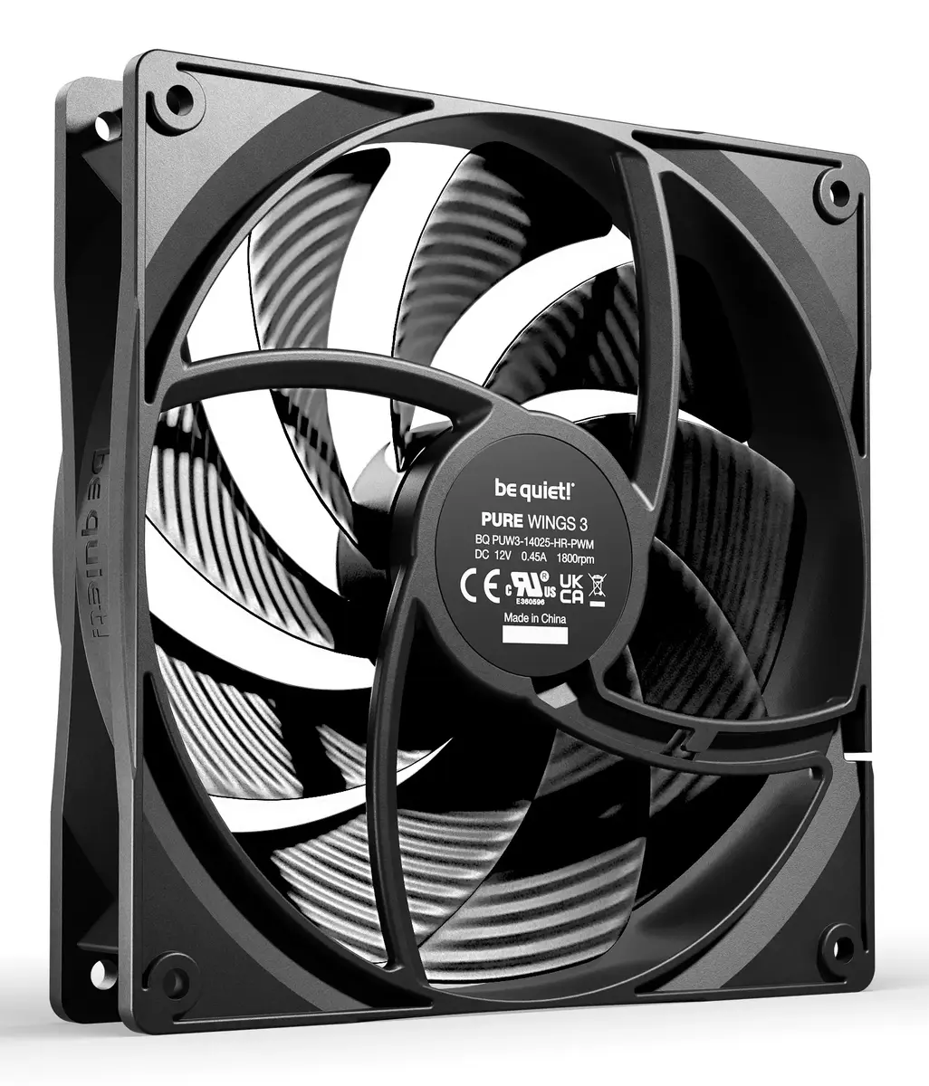 be quiet! Pure Wings 3 140 mm PWM trīs ventilatoru komplekts Photo 2
