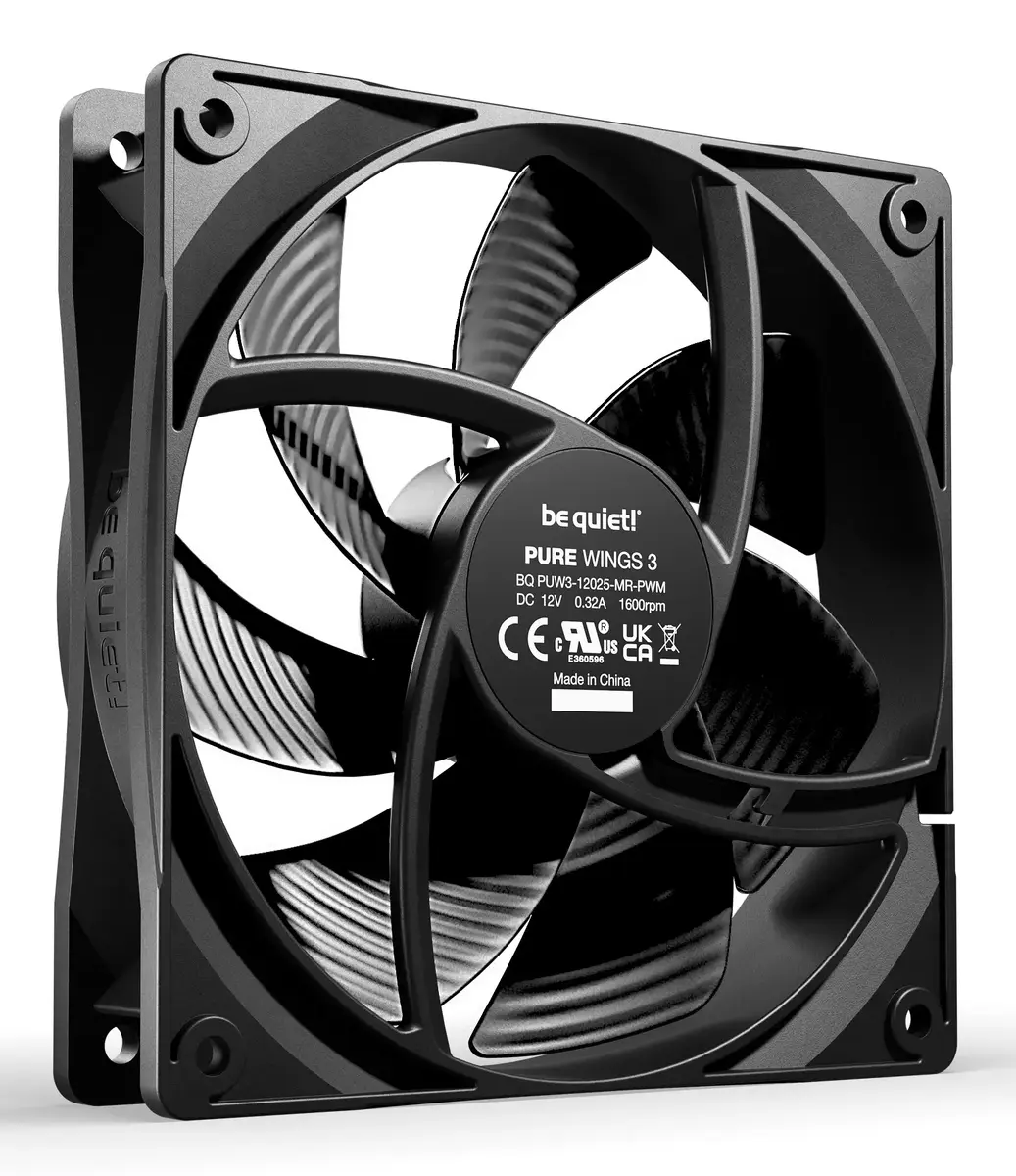 Korpusa ventilators be quiet! Pure Wings 3 120 mm PWM Photo 2