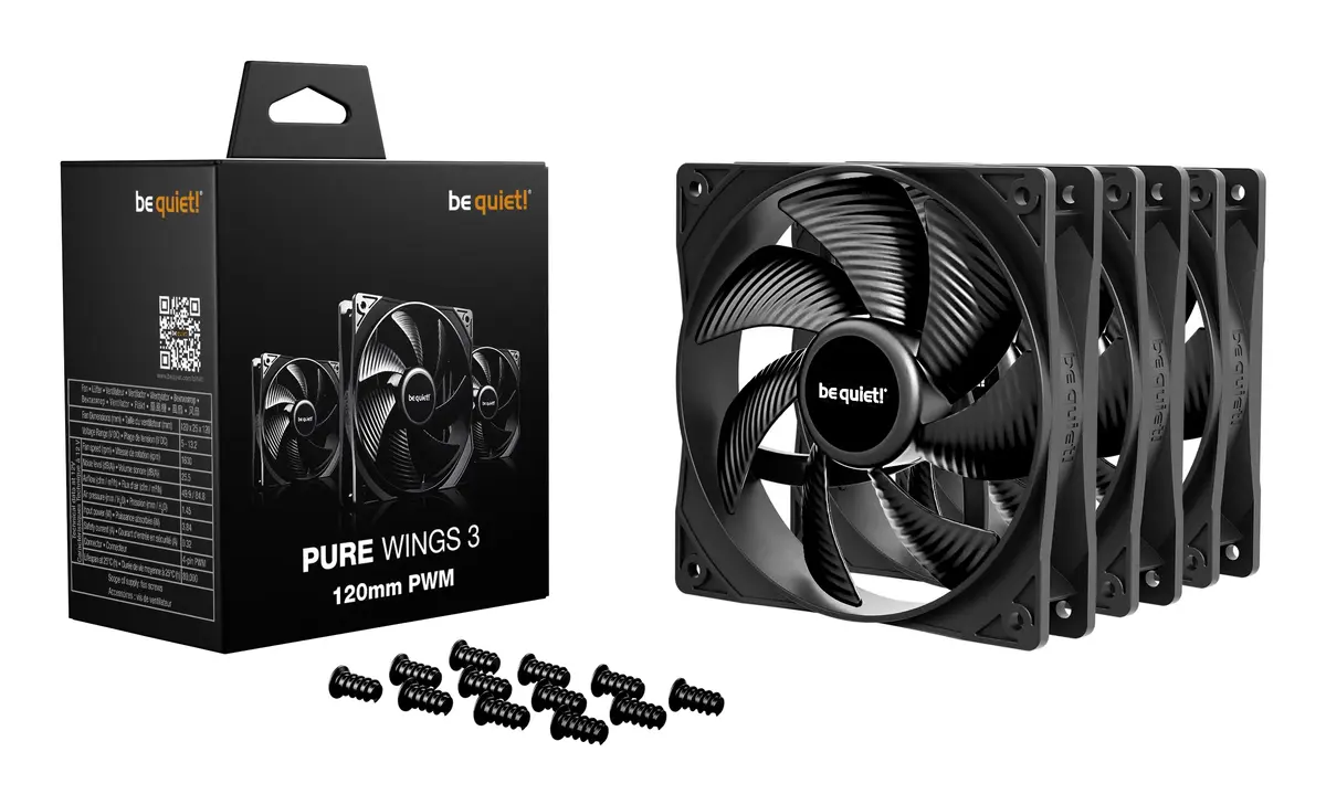 Korpusa ventilators be quiet! Pure Wings 3 120 mm PWM Photo 3