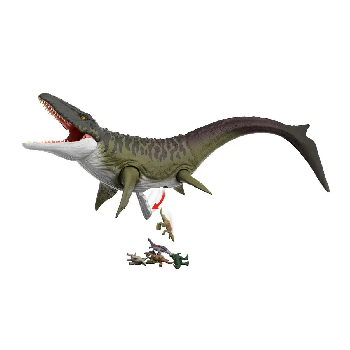 Rīcības figūra Mattel Jurassic World Rebirth Super Colossal Mosasaurus Photo 4