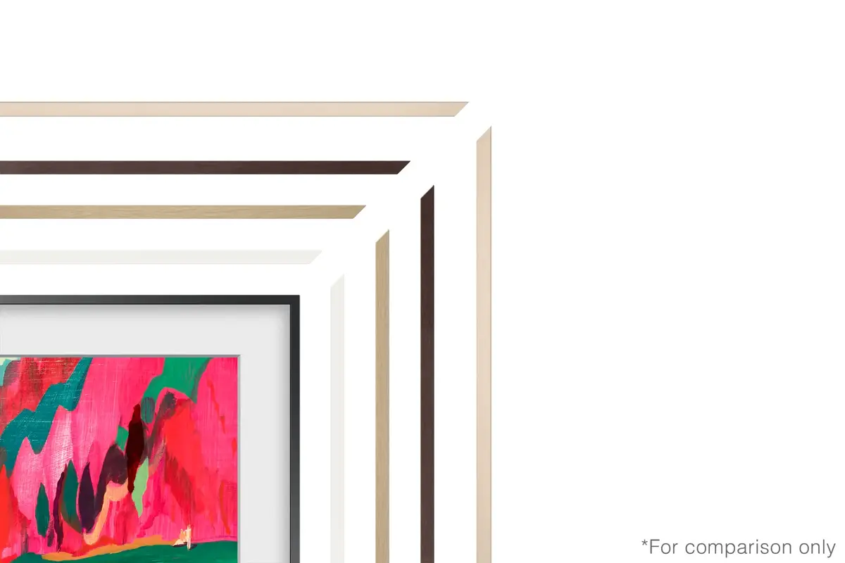 Frame Samsung 75” Customisable Frame White Bezel Photo 8