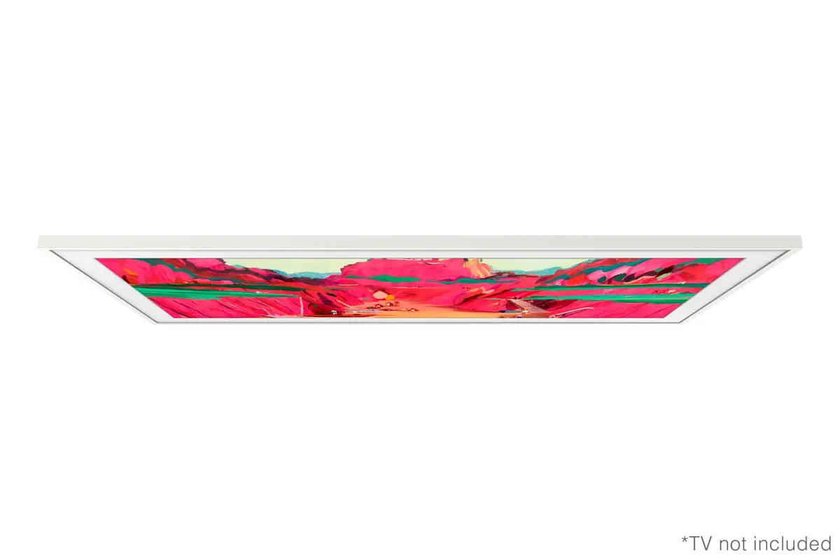 Frame Samsung 85” Customisable Frame White Bezel Photo 4