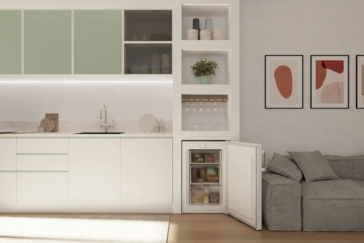 Vertikālā saldētava Candy CNUQ2L58EWH Photo 8