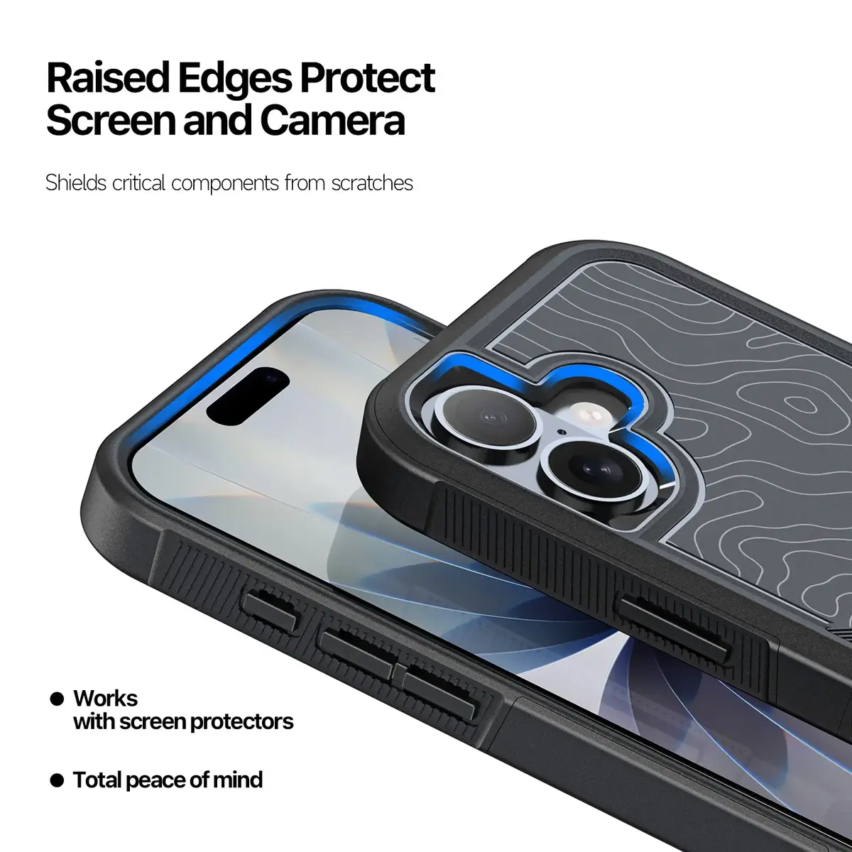 Back Case dux ducis iPhone 17 Contour Pattern Photo 3