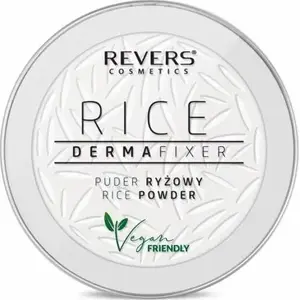 Пудра прессованная Rice Derma Fixer 10 г — фиксирующая пудра для лица Revers