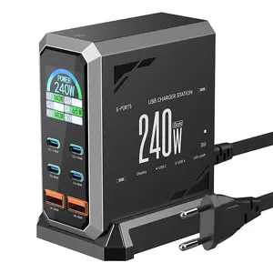 Сетевой зарядный устройство BlitzWolf BW-S31 2×USB-A 4×USB-C PD 240W