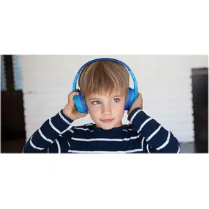 Pār auss austiņas Belkin SoundForm Mini vadu 3.5 mm USB-C zilas