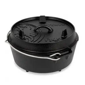 Dutch oven Petromax ft4.5 3.5 L Black Cast Iron