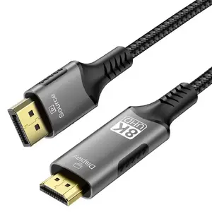 DisplayPort to HDMI cable PREMIUMCORD kportadk06-02 2m, supports 4K