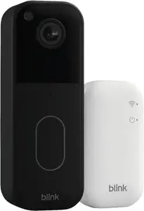 Amazon Blink B0DJDSZX75 Video Doorbell Kit Wireless Battery Black White