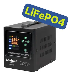 Инвертор питания Rebel INVER300-LF 300 Вт чистая синусоида