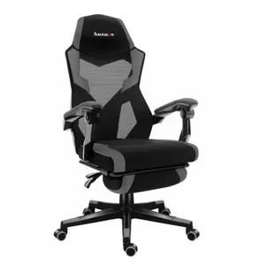Spēļu krēsls huzaro Combat 3.1 Grey — ergonomisks, regulējams krēsls spēlētājiem
