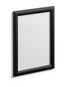 Single picture frame Durable 479601 Black Aluminium Plastic Polystyrene