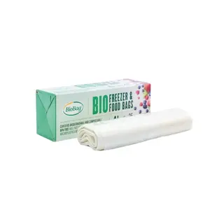 Пакеты для заморозки продуктов BioBag 4L 25 шт. рулон, 18 мкм, 24×40 см, прозрачные
