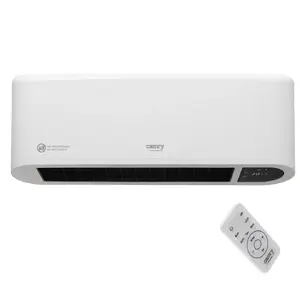 Air curtain heater Adler CR 7753, 2000 W, ceramic element, LED display, IP22, wall-mountable, remote control
