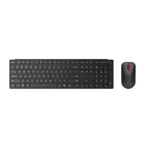 Lenovo 4X31S04848 Keyboard Mouse included Office RF Wireless + Bluetooth Belgian Black